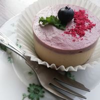 Blueberries  at Paradise Plantbased in North West London