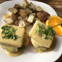 Eggs Benny  at Grow Your Roots Cafe in Ottawa