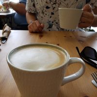 Almond milk late 4.50$ at Grow Your Roots Cafe in Ottawa