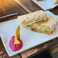 Chihuahua wrap at All You Eat is Love in Barcelona