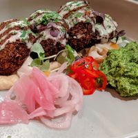 Vegan tasting menu one of 6 courses at EVO Restaurant and Bar in Portland