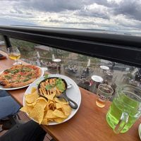 Rooftop level views  at 49th State Brewing Co in Anchorage