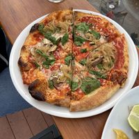 Vegan tundra pizza  at 49th State Brewing Co in Anchorage