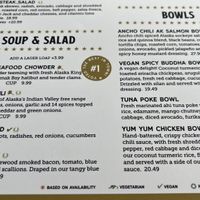 ✅ means vegan!   at 49th State Brewing Co in Anchorage