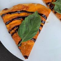 Cashew vegan pizza  at 49th State Brewing Co in Anchorage