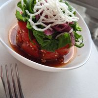 Tasty watermelon tuna at De Aca in San Jose