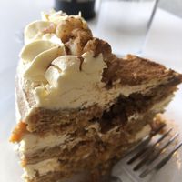 Carrot cake   at De Aca in San Jose