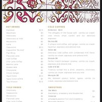 Beverage Menu May 2023  at De Aca in San Jose