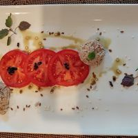 Appetizer at VeganFresh Hotel & Restaurant in Medvode