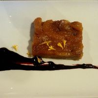 Sweet plum cake - dessert at VeganFresh Hotel & Restaurant in Medvode