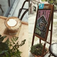 Hazelnut cappuccino at Ohms Cafe & Bar in Hong Kong Island
