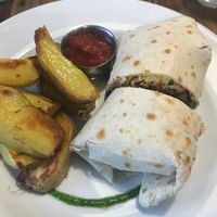 Burrito for lunch. at Peckish Cafe in Ennis