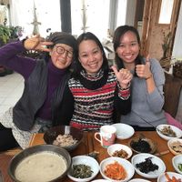 This is the korea female owner, very friendly  at Jayeonneuro in Jeju