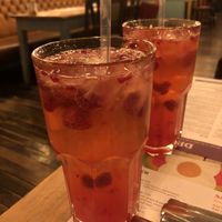 Pink lemonade at Faro Lounge in Lichfield
