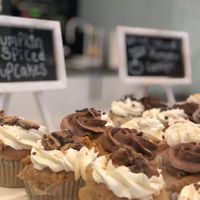 Pumpkin Spice Cupcakes yum at Blondie's Vegan in Boynton Beach