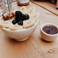 oatmeal with maple syrup😋 at Le Pain Quotidien - The Avenues Mall in Kuwait City