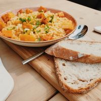 butternut squash risotto  at Le Pain Quotidien - The Avenues Mall in Kuwait City