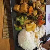 Vegan cashew tofu   at Bangkok Happy Bowl in Koloa