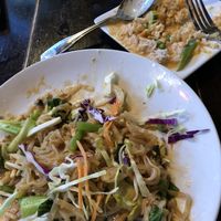 Pad Thai and curry  at Bangkok Happy Bowl in Koloa
