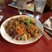 Vegan Pad Thai at Bangkok Happy Bowl in Koloa