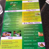 have to ask for this menu. it’s not all accurate though.  at Bangkok Happy Bowl in Koloa
