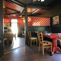 Seating area at Bangkok Happy Bowl in Koloa