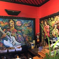 Music Icons art at Bangkok Happy Bowl in Koloa