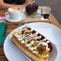 Hot Dog?  at Vegan Kiosk in Bratislava