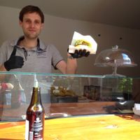 Service with a smile at Vegan Kiosk in Bratislava