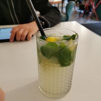 Mint lemonade at Vegan Kiosk in Bratislava