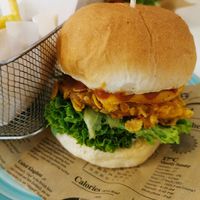 The Kfc- B- burger at Vegan Kiosk in Bratislava