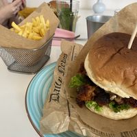 Pulled Seitan Burger  at Vegan Kiosk in Bratislava