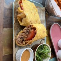 hangover burrito   at Vegan Kiosk in Bratislava