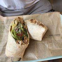gyros wrap  at Vegan Kiosk in Bratislava