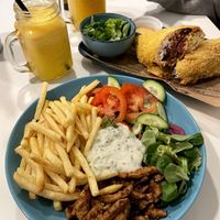Kebab bowl  at Vegan Kiosk in Bratislava