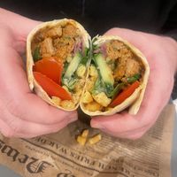 Gyros   at Vegan Kiosk in Bratislava
