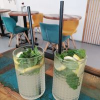 Home lemonade at Vegan Kiosk in Bratislava