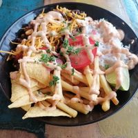 Burrito bowl at Vegan Kiosk in Bratislava