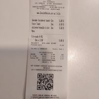 Bill at Vegan Kiosk in Bratislava