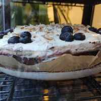 Cake at Vegan Kiosk in Bratislava