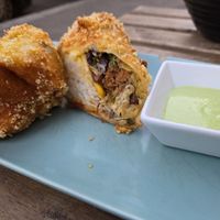 Crunchy burrito at Vegan Kiosk in Bratislava