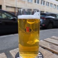 Beer at Vegan Kiosk in Bratislava
