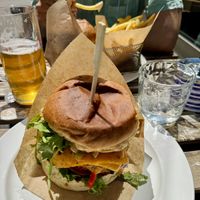 Veganer Burger   at Vegan Kiosk in Bratislava