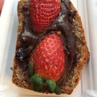 Banana bread!  at Vegan Kiosk in Bratislava