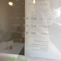 Opening hours 12.09.2020 at Vegan Kiosk in Bratislava