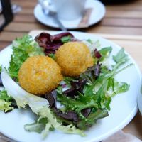 Arancini at Organic's in Sevilla