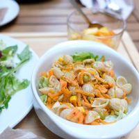 Salad at Organic's in Sevilla