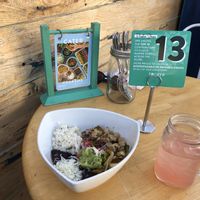 Fajita del rey bowl at Tocaya Modern Mexican in Venice