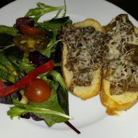 Warm Balsamic Onion and Cheese Bruschetta at The Central Bar in Gateshead