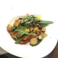 Potatoes with mushrooms and tofu at Rathauskeller - Der Melker Gasthof  in Melk